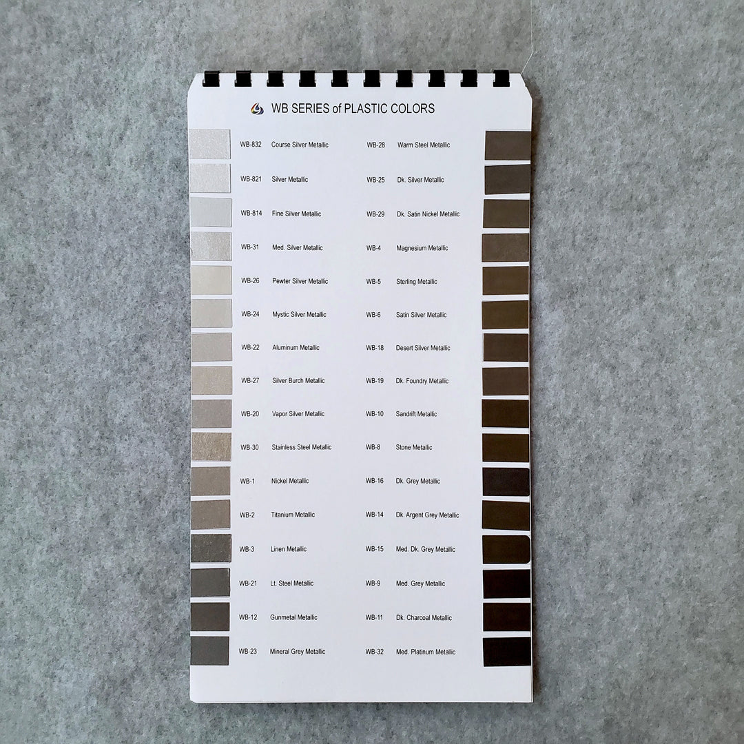 WB Series Color Chart – Classic Dye Products Inc.